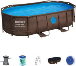 Stahlrahmenpool Swim Vista 427x250x100cm mit Pumpe 56714
