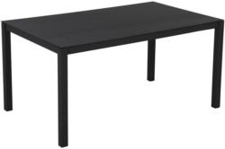 Gartentisch mit Glasplatte 150x90cm Philipp, Grau