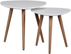 Beistelltischset in Weiss 'Scanio'