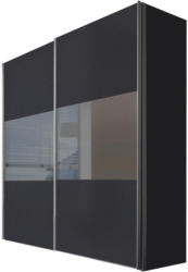 Schwebetürenschrank in Graphitfarben