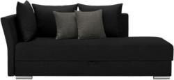 Liege In Textil Grau, Schwarz