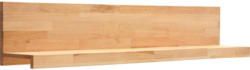 Wandboard in 150/27/22 cm Buchefarben
