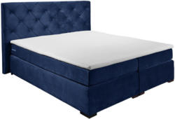 Boxspringbett 160/200 cm in Blau