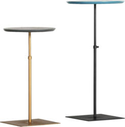 Beistelltischset in Metall, Holzwerkstoff 40/35/40/35/96/87 cm