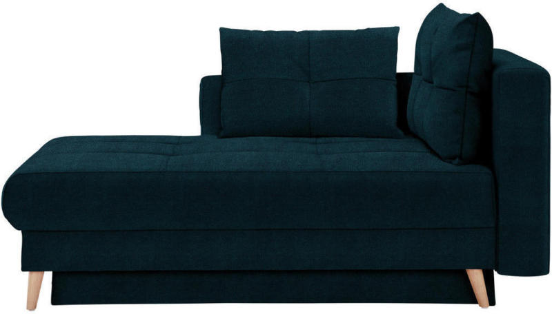 Liege in Textil Petrol