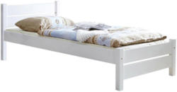 Bett in Weiß