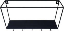 Wandboard Mila aus Metall in Schwarz