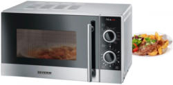 Severin Mikrowelle mit Grill MW 7874 silberfarbig