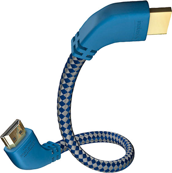 Premium II High Speed HDMI Kabel mit Ethernet und 90° Stecker 8 m
