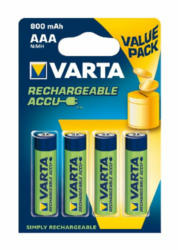 Akku Batterie AA, 800mAh, NiMh, 4er Pack