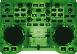 DJ Control Glow (LED-Leuchteffekt, DJUCED 18°, PC / Mac) 2-Deck
