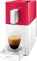 Kapselmaschine Easy mit 19 bar in Rot und Weiß
