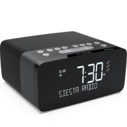 Radiowecker Siesta Charge, graphite