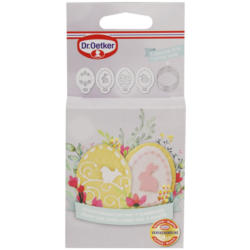 Golden Easter Osterei inkl. 4 Schablonen