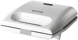 Minigrill 2in1 Weiß 10x20cm