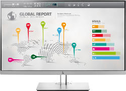 Monitor EliteDisplay E273q, 27 Zoll, silber (1FH52AA)