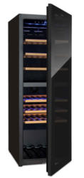Weinklimaschrank 298l (Zwei separat einstellbare Temperaturzonen, 298l, ca. 98 Flaschen à 0.75l) 7735.0112
