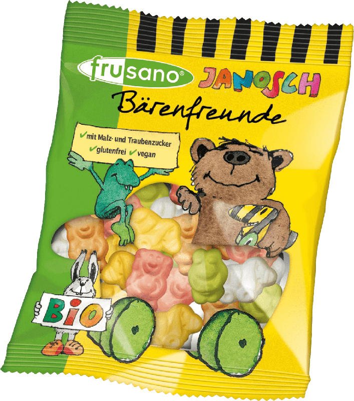 Frusano Fruchtgummi, Janosch Bärenfreude, Gummibären mit Fruchtgeschmack
