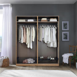 Kleiderschrank Offen 182,2cm Unit, Weiß Dekor