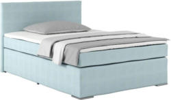 Boxspringbett mit Topper 140x200cm Nero, Himmelblau