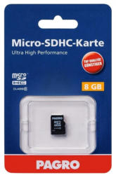 PAGRO Micro-SDHC Speicherkarte 8 GB