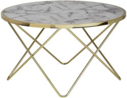 Couchtisch D: ca. 85 cm Goldfarben