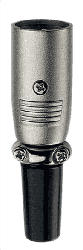 Premium XLR Kupplung, silber
