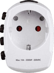 Weltreisestecker "World Travel Pro", 3-polig