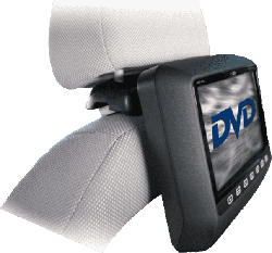 MHD109 DVD Player mit Kopfstützenhalterung und 300 Games auf CD