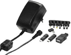 Netzteil PAH 30 für Elektrogeräte und USB, 2250mA, schwarz