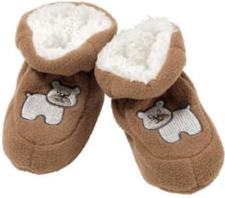 Baby-Jungen-Schühchen mit flauschigem Teddyplüsch