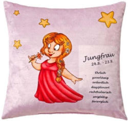 Dekokissen in verschiedenen Sternzeichen-Designs, ca. 35x35cm