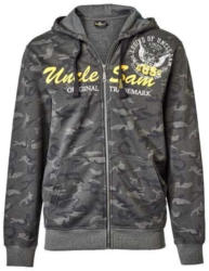 Herren-Sweatjacke in trendiger Camouflage-Optik