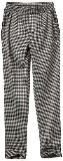 Damen-Caprihose mit modischer Bundfalte