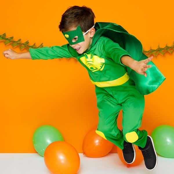 Kinder-Superhelden-Kostüm mit Maske