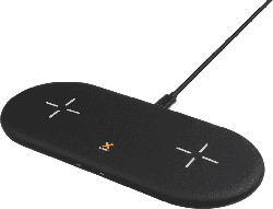 Wireless Dual Charging Pad Twin, schwarz