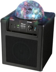 Trust Bluetooth-Lautsprecher mit Lichtshow, schwarz
