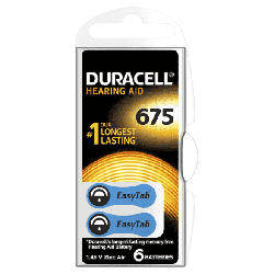 Hörgerätebatterie Easytab 675 (PR44) 6er Pack