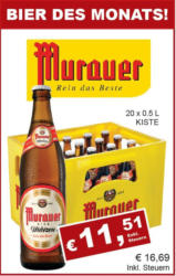 Murauer Märzen 0,5l 20er Kiste
