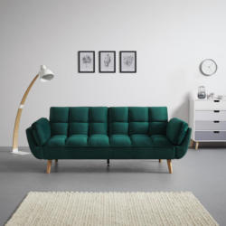 SCHLAFSOFA in grün 'Cora'