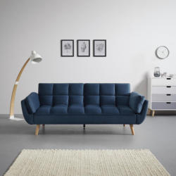 SCHLAFSOFA in blau 'Cora'