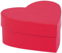 Geschenkbox - Herz, rot, S