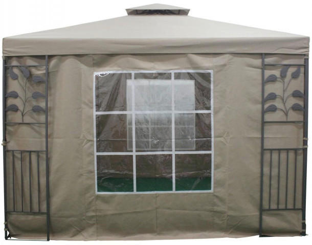 Seitenwand für Pavillon Ranke taupe