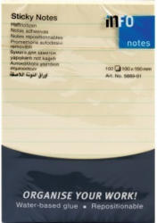 INFO Haftnotizen 10 x 15 cm 100 Blatt liniert gelb