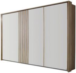Schwebetürenschrank Mosbach B: 278 cm Eichfarben
