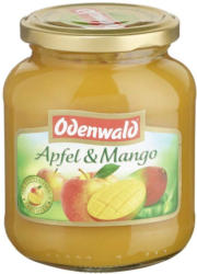 Odenwald Apfelmus mit Mango, Aprikose oder Birne jedes 370-ml / 355g -Glas