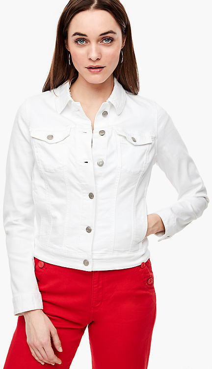 Jeansjacke in Unicolor
