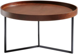 Couchtisch in Holz, Metall, Holzwerkstoff 78/78/42 cm
