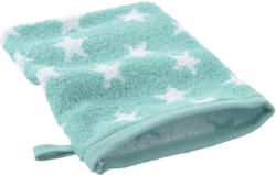 Waschhandschuh mit Stern-Allover