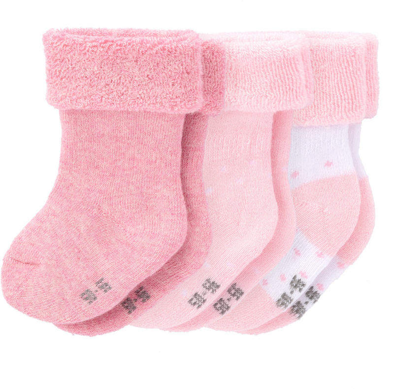 3 Paar Newborn Socken mit Bio-Baumwolle